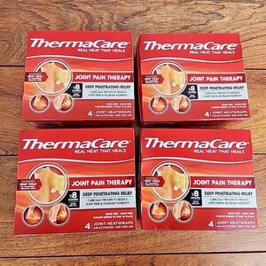 Lot 4 Portable Heating Pad, Joint & Muscle Pain Patches Heat Wrap exp 10-31-2024